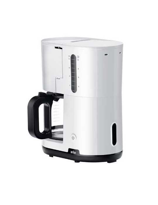 Cafetera Filtro KF1100WH 10-15TZ 1000W Blanca BRAUN