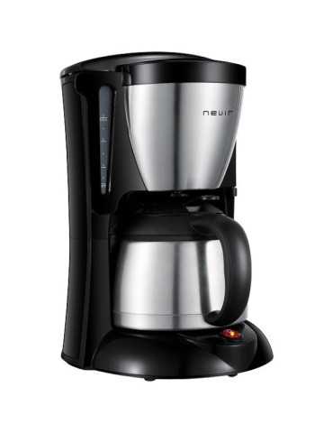 Cafetera Filtro NVR1133TCM 12 Tazas Negro Inox NEVIR