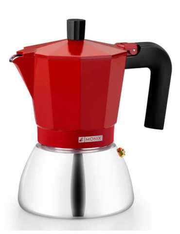 Cafetera M863109 9TZ Inducción Rojo MONIX