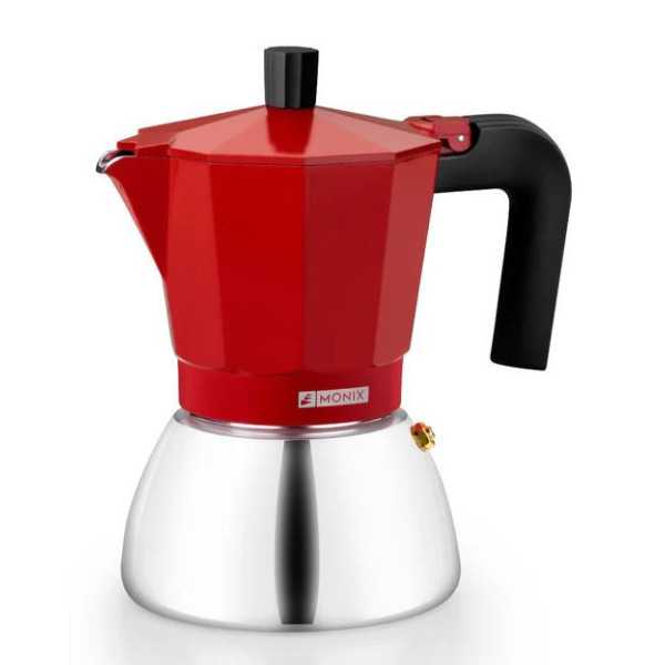 Cafetera M863109 9TZ Inducción Rojo MONIX