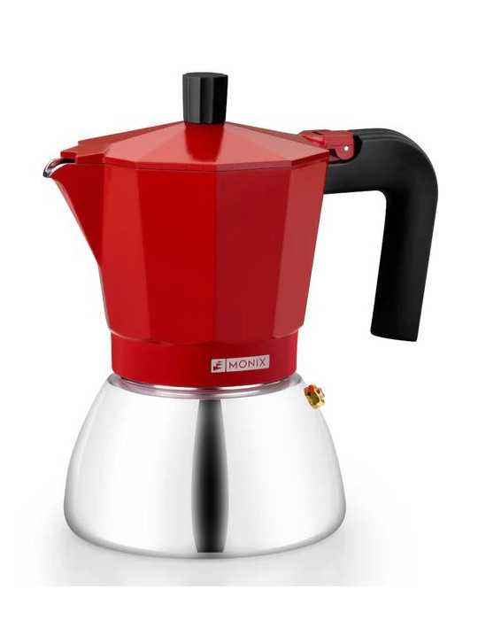 Cafetera M863109 9TZ Inducción Rojo MONIX