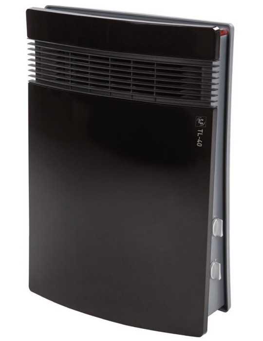 Calefactor TL-40 1000/1800W Negro S&P