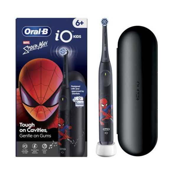 Cepillo Dental iO2 Junior Spiderman + Estuche ORAL-B