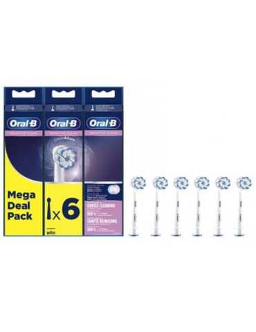 Recambio Cepillo Dental EB50BRX 6 FFS Sensitive Clean ORAL-B
