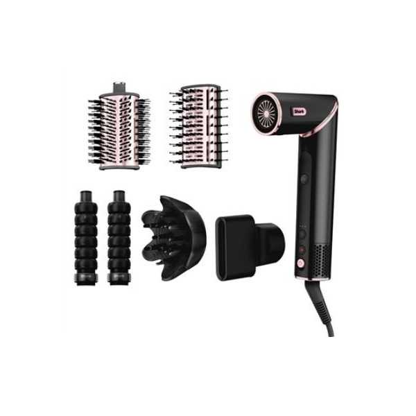 Secapelos HD446EU Moldeador Flexstyle 5EN1 Negro&Rosa SHARK