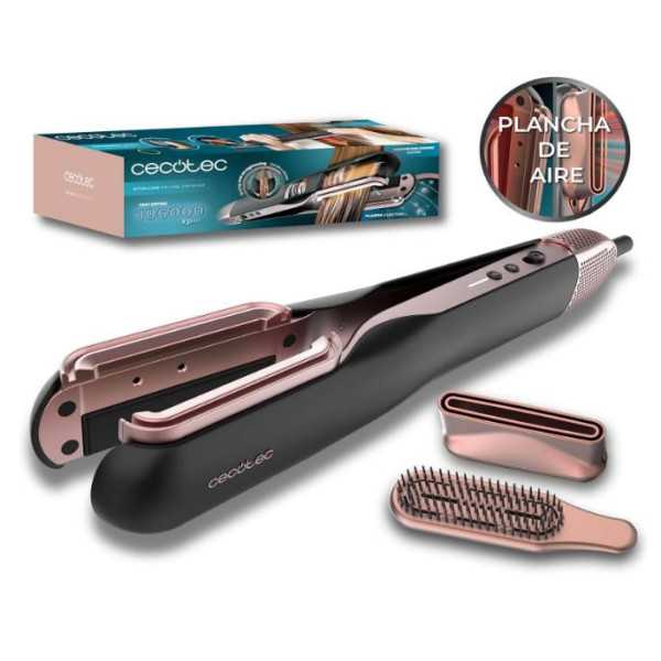 Plancha Pelo 100158 Air Lisse 2EN1 Black CECOTEC