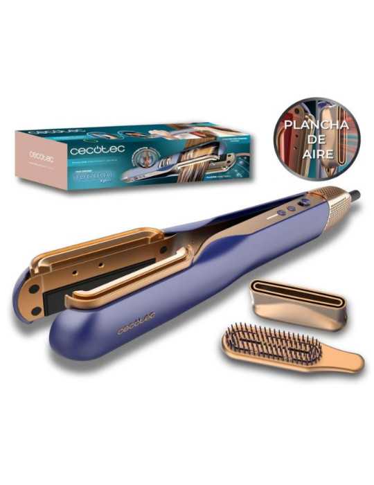 Plancha Pelo 100159 Air Lisse 2EN1 Blue CECOTEC