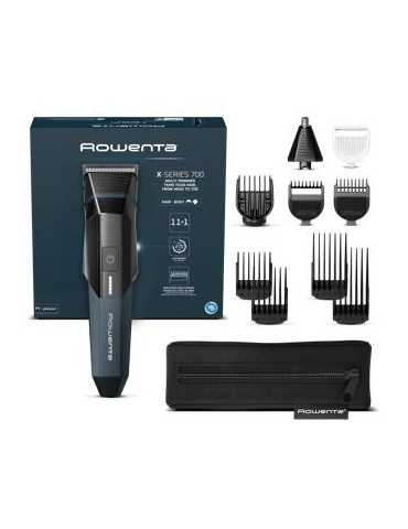 Cortapelo TN9610E0 11 en 1 Negro/Azul ROWENTA