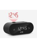 Radio Reloj 4586N Frodi Max Proyector Negro SPC