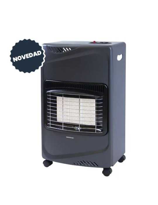 Estufa Gas HGB16 Cerámica 4200W Negra INFINITON