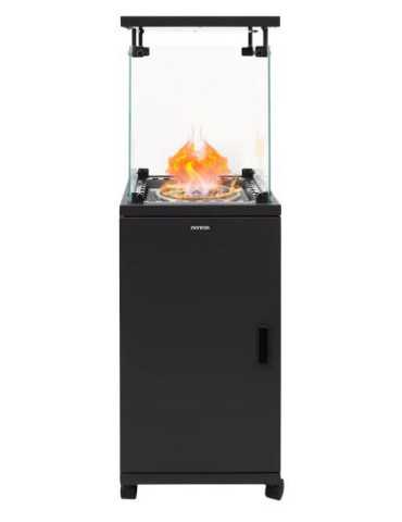 Estufa Gas PG-QH13 Exterior Negro INFINITON