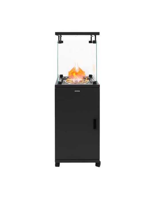 Estufa Gas PG-QH13 Exterior Negro INFINITON