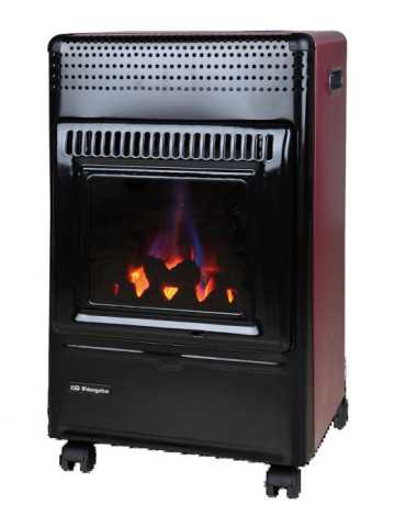 Estufa Gas HBF95 Llama Azul 3500W Imitacion Leña ORBEGOZO