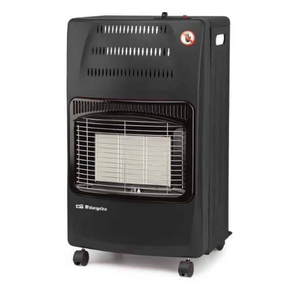 Estufa Gas HCE60 Cerámica 4200W a Negro Plegable ORBEGOZO