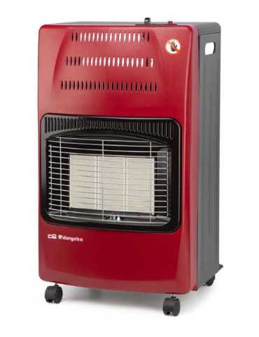 Estufa Gas HCE62 Cerámica 4200W a Roja/Gris Plegable ORBEGOZO