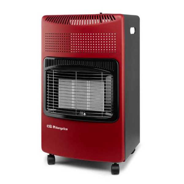 Estufa Gas HCE74 Cerámica 4200W Roja ORBEGOZO