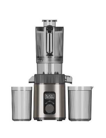 Licuadora BXJE4800E 200W Inox Extracción Lenta BLACK+DECKER