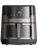 Freidora BXAF8001E 8L sin Aceite 1700W Dorado Negro BLACK+DECKER