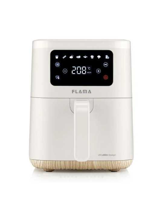 Freidora 651FL 6L 2000W sin Aceite Blanco Madera FLAMA