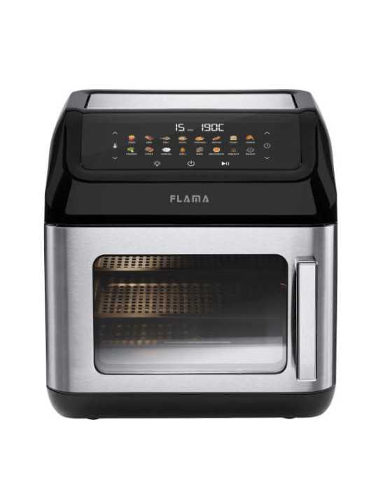 Freidora 686FL 13L 2000W sin Aceite Negro Inox FLAMA