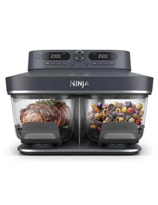 Freidora 8EN1 Cristal DD102EUBL1 7.6L Doble sin Aceite NINJA