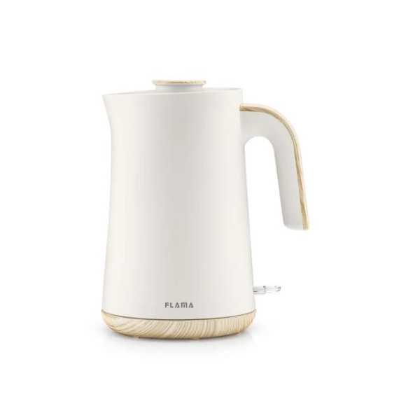 Hervidora 741FL 1,7L 2200W Blanco Madera FLAMA