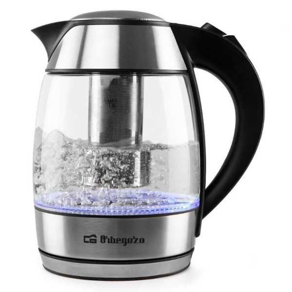 Hervidora KT6040 1,8L 2200W Inox ORBEGOZO