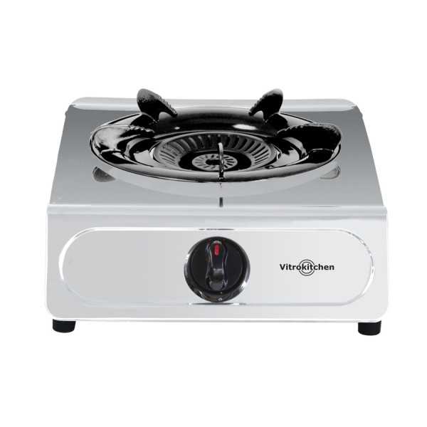 Hornillo 160IB 1F Butano Inox VITROKITCHEN