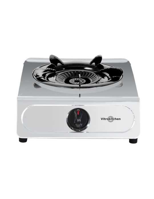 Hornillo 160IB 1F Butano Inox VITROKITCHEN