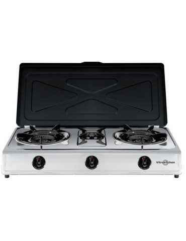Hornillo 360IB 3F Butano Inox VITROKITCHEN