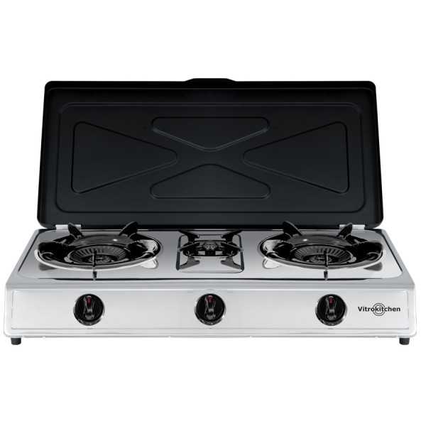 Hornillo 360IB 3F Butano Inox VITROKITCHEN