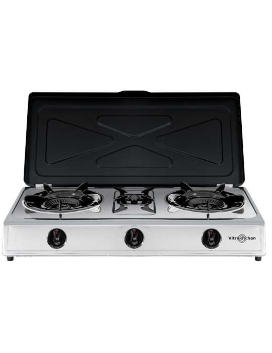 Hornillo 360IB 3F Butano Inox VITROKITCHEN