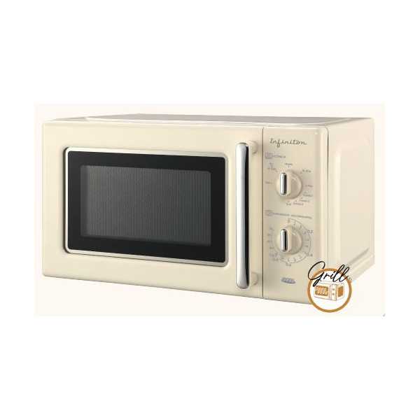 Microondas MWRC21 20L 700W Grill Crema INFINITON