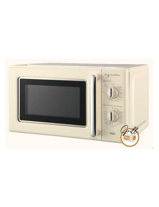 Microondas MWRC21 20L 700W Grill Crema INFINITON