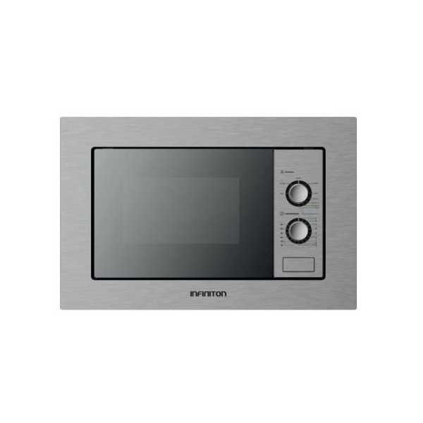 Microondas Integrable IMW20MTX33 20L 800W Grill Inox INFINITON