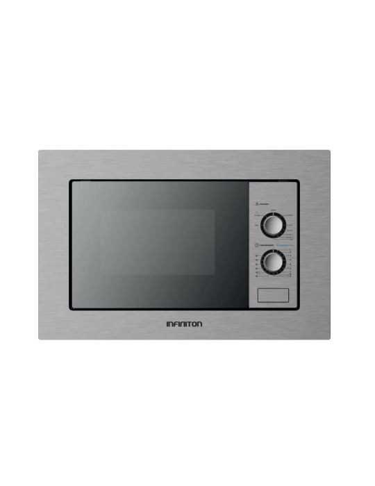 Microondas Integrable IMW20MTX33 20L 800W Grill Inox INFINITON