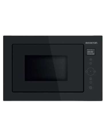 Microondas Integrable IMWGBK25 25L Grill Cr. Negro 800W INFINITON