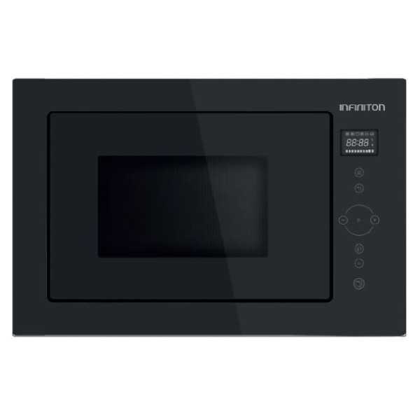 Microondas Integrable IMWGBK25 25L Grill Cr. Negro 800W INFINITON