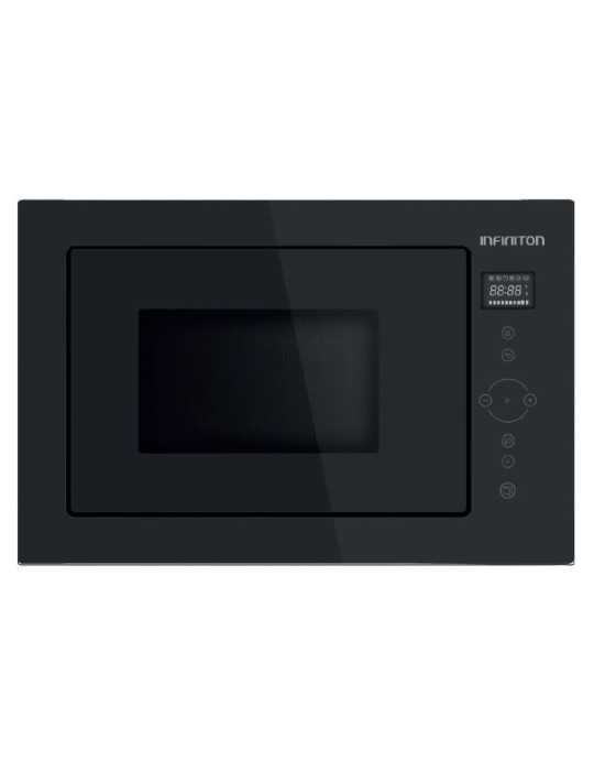 Microondas Integrable IMWGBK25 25L Grill Cr. Negro 800W INFINITON