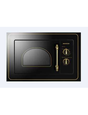 Microondas Integrable IMWRU20 20L 800W Grill Negro INFINITON
