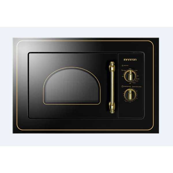 Microondas Integrable IMWRU20 20L 800W Grill Negro INFINITON