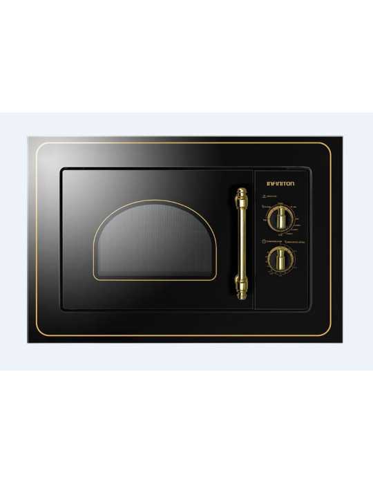Microondas Integrable IMWRU20 20L 800W Grill Negro INFINITON