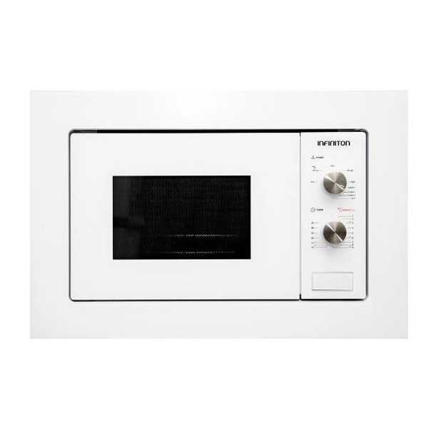 Microondas Integrable IMWWHITE1720 20L 800W Grill INFINITON