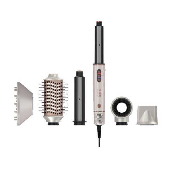 Moldeador MD7406 6EN1 Blast Style Pearl Blanco 1400W SOLAC