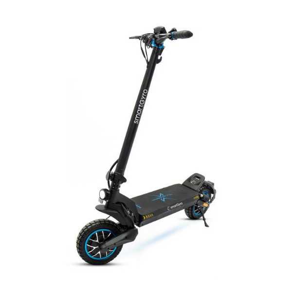 Patinete Eléctrico Crossover Dual Max 2 1000W Negro SMARTGYRO