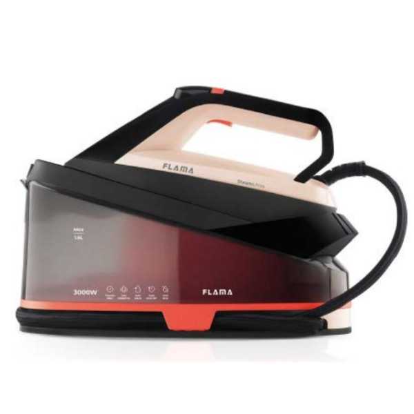 Centro Plancha 5541FL 3000W Negro/Naranja FLAMA