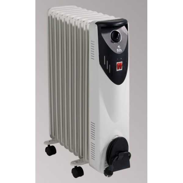 Radiador Aceite RW20 9 Elementos 2000W Eléctrico FM
