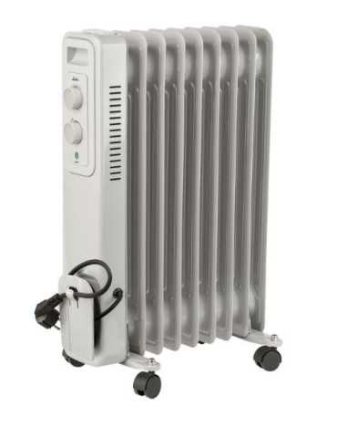 Radiador Aceite JCRA2309 9 Elementos 2000W Blanco JATA