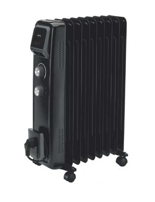 Radiador Aceite JCRA2392 9 Elementos 2000W Negro JATA