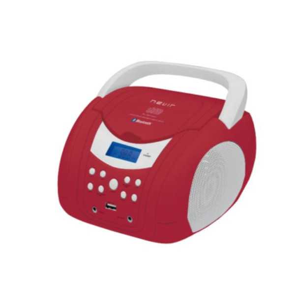 Radio CD NVR483UB Bluetooth Rojo Blanco NEVIR